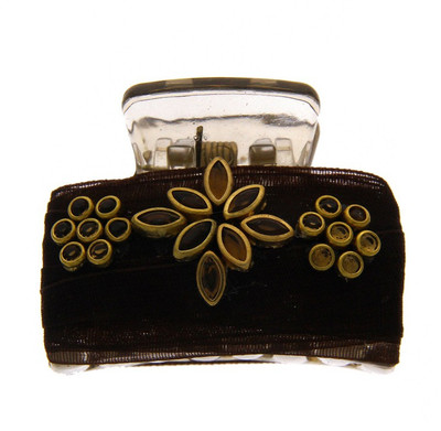 Anuradha Art Jewellery Butterfly Clip Hair Claw(Brown)