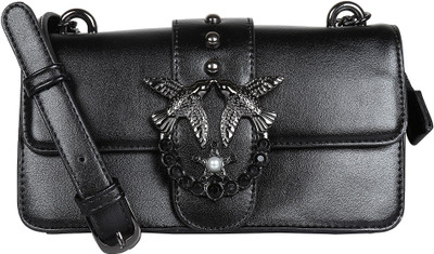 Magnolia Messenger Bag(Black)