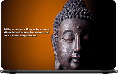 Lapower Lord Buddha Quote Vinyl Laptop Decal 15.6