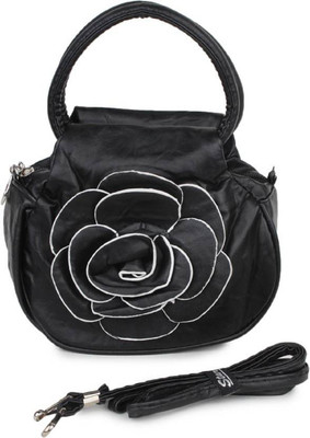 AL Amazing Women Casual Black PU Sling Bag