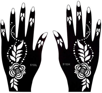 ivana's Ivana's Henna Tattoo Stencil (Set of 2) Women Girls Hand Finger Body Paint Temporary Tattoo (24)(Tatto)
ivana's Ivana's Henna Tattoo Stencil (Set of 2) Women Girls Hand Finger Body Paint Temporary Tattoo (24)(Tatto)
