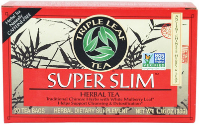 Triple Leaf Tea Super Slimming Herbal Tea -- 20 Tea Bags Unflavoured Herbal Tea(20 Bags, Box)
Triple Leaf Tea Super Slimming Herbal Tea -- 20 Tea Bags Unflavoured Herbal Tea(20 Bags, Box)