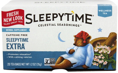 Celestial Seasonings Sleepytime Extra Tea Bags - 20 ct Unflavoured Herbal Tea(20 Bags, Box) 
Celestial Seasonings Sleepytime Extra Tea Bags - 20 ct Unflavoured Herbal Tea(20 Bags, Box)