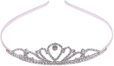 Party Butiko Crown(Silver, Pack of 1)
