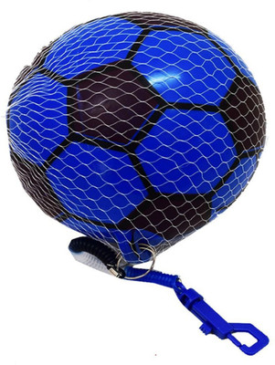 ToyzIsland Exclusive Kids Spring with Rope Vinyl Ball 60Gm for Playing/ Indoor Football Vinyl Ball for Kids Softball