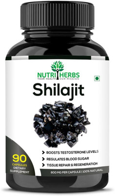 Nutriherbs Shilajeet Pure Extract for Youth and Stamina | 100% Natural & Pure(90 No)
Nutriherbs Shilajeet Pure Extract for Youth and Stamina | 100% Natural & Pure(90 No)