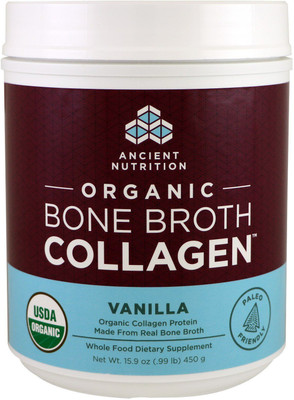 Ancient Nutrition OrganicBroth Collagen, Vanilla, 15.9 oz (450 g)(450 g)