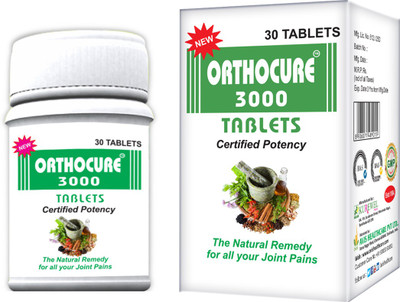 Ortho Cure 3000 (30 Tablet) (Pack Of 2) Capsules(30 Patches)