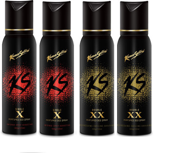 Kamasutra Black Series Deo Spray Combo Set(Set of 4)
