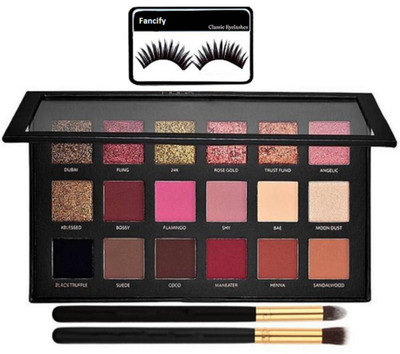 Fancify eyelashes ,Eyelasheshuda desert Eye shadow Palette With 2 Make Up Brush(Set of 4)
Fancify eyelashes ,Eyelasheshuda desert Eye shadow Palette With 2 Make Up Brush(Set of 4)