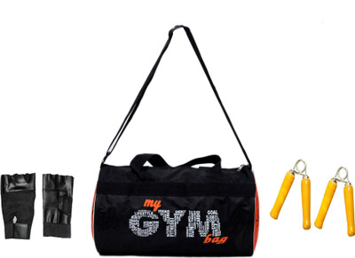 Credence My fitness gym duffel bag with 2 wooden hand grips and gym gloves Gym & Fitness Kit
Credence My fitness gym duffel bag with 2 wooden hand grips and gym gloves Gym & Fitness Kit