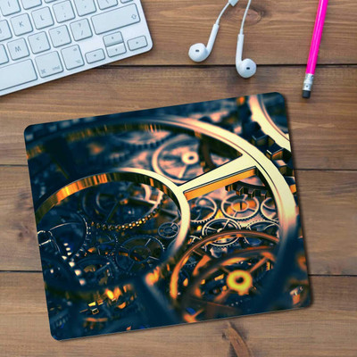 iKraft Clockwork Gears Printed Mouse Pad-Rubber Mouse Pad for Laptop and Computer- Black Mousepad(Multicolor)
iKraft Clockwork Gears Printed Mouse Pad-Rubber Mouse Pad for Laptop and Computer- Black Mousepad(Multicolor)