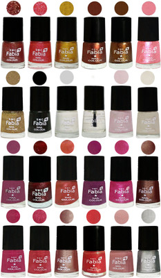 Fabia Shiny and Modern Glitter Nail Polish Combo2111201898 Jerry Wine-Jerry Pink-Jerry Golden-Light Jerry Coffee-Dark Golden-Jerry Peach-Light Golden-Black-White-Top Coat-Lychee-Light Cream-Dark Cherry Blossom-Brick Red-Dark Peach-Shock Pink-Pink-Light Co
Fabia Shiny and Modern Glitter Nail Polish Combo2111201898 Jerry Wine-Jerry Pink-Jerry Golden-Light Jerry Coffee-Dark Golden-Jerry Peach-Light Golden-Black-White-Top Coat-Lychee-Light Cream-Dark Cherry Blossom-Brick Red-Dark Peach-Shock Pink-Pink-Light Co