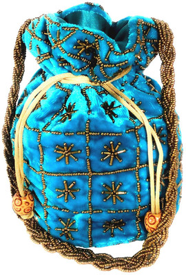 DsGifts Women's Hand Embroidered Potli Wallet Soft Velvet Fabric Ideal for Wedding Party and Gifting Purpose Skyblue Color Single Potli Bag Potli(Multicolor)
DsGifts Women's Hand Embroidered Potli Wallet Soft Velvet Fabric Ideal for Wedding Party and Gifting Purpose Skyblue Color Single Potli Bag Potli(Multicolor)
