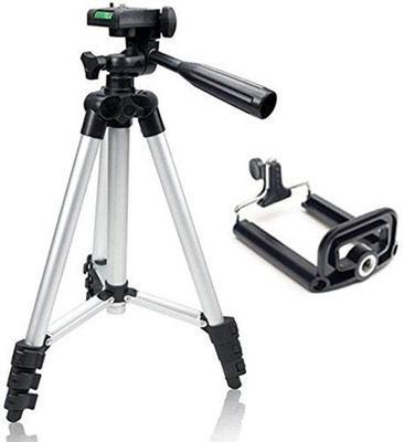 Mobone 3110 Foldable Camera Tripod with Mobile Clip Holder Bracket, Fully Flexible Mount Cum Tripod, Universal Mini Portable Aluminum Tripod Stand & Bag Tripod(Silver, Black, Supports Up to 1500)
Mobone 3110 Foldable Camera Tripod with Mobile Clip Holder Bracket, Fully Flexible Mount Cum Tripod, Universal Mini Portable Aluminum Tripod Stand & Bag Tripod(Silver, Black, Supports Up to 1500)