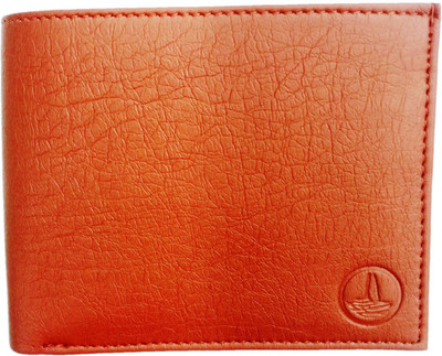 Kaskay Men Tan Artificial Leather Wallet(2 Card Slots)