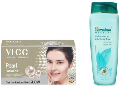 Himalaya Refreshing & Clarifying Toner, Pearl Facial Kit(Set of 2)
Himalaya Refreshing & Clarifying Toner, Pearl Facial Kit(Set of 2)