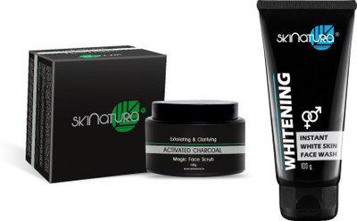 Skinatura Activated Charcoal Magic Face Scrub, Instant Whitening Face Wash with Cool Menthol Face Wash(Set of 2)
Skinatura Activated Charcoal Magic Face Scrub, Instant Whitening Face Wash with Cool Menthol Face Wash(Set of 2)