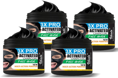 Vihado CHARCOAL MASK CREAM FOR DAILY POLLUTION FREE SKIN, BLACK HEAD REMOVE 100 GM (Pack of 4) (400 g)(100 ml)
Vihado CHARCOAL MASK CREAM FOR DAILY POLLUTION FREE SKIN, BLACK HEAD REMOVE 100 GM (Pack of 4) (400 g)(100 ml)