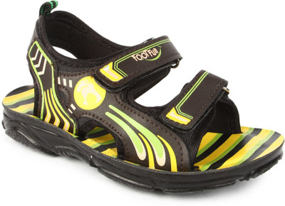Liberty Boys Velcro Sports Sandals(Brown