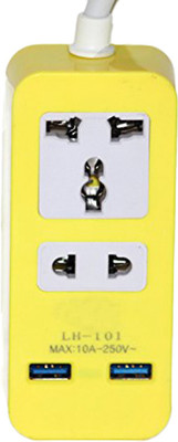 House Of Sensation Smart Socket 2-AC Outlet+2 USB Outputs LUCKY HAWK LH-101 Power MAX : 10A-250W (Yellow) 3 Socket Surge Protector(Yellow)
House Of Sensation Smart Socket 2-AC Outlet+2 USB Outputs LUCKY HAWK LH-101 Power MAX : 10A-250W (Yellow) 3 Socket Surge Protector(Yellow)