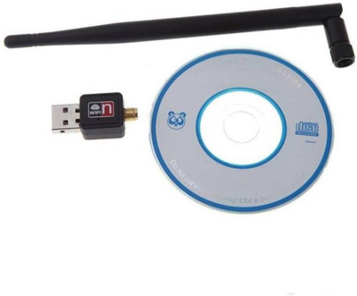 TRUE SHOP Wifi Antenna Dongle Connector 802.11n Wi Fi 2.4GHz Wireless LAN Network Card For All PC Desktop & Laptop USB Adapter(Black)
TRUE SHOP Wifi Antenna Dongle Connector 802.11n Wi Fi 2.4GHz Wireless LAN Network Card For All PC Desktop & Laptop USB Adapter(Black)