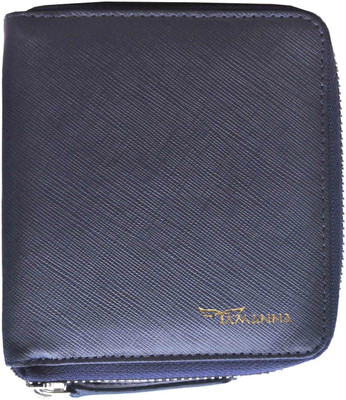 Tamanna Men Blue Genuine Leather Wallet(8 Card Slots)