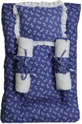 Krivi kids Polyester, Cotton Bedding Set(Blue)