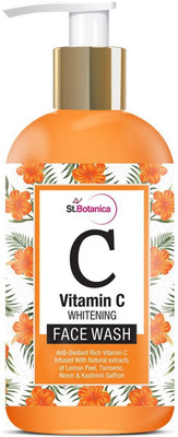 StBotanica Vitamin C Whitening Face Wash 200ml - Infused with Natural Extracts of Lemon, Turmeric, Neem and Kashmiri Saffron Face Wash(200 ml)
StBotanica Vitamin C Whitening Face Wash 200ml - Infused with Natural Extracts of Lemon, Turmeric, Neem and Kashmiri Saffron Face Wash(200 ml)