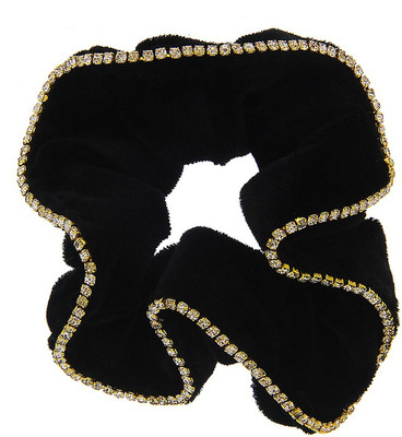 Anuradha Art Jewellery Trendy Rubber Band Hair Band(Black)