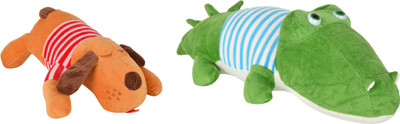 Deals India cute dog with Red T-shirt soft toy (30 cm) and cute crocodile with Blue T-shirt soft toy (30 cm) set of 2 - 30 cm(Multicolor)
Deals India cute dog with Red T-shirt soft toy (30 cm) and cute crocodile with Blue T-shirt soft toy (30 cm) set of 2 - 30 cm(Multicolor)
