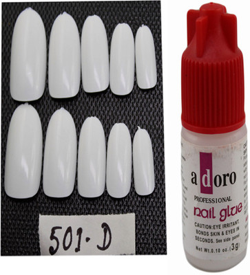 Ear Lobe & Accessories 10 Pcs Personal/Professional Reusable False French Nails Oval With Glue(501D) 1(Pack of 10)
Ear Lobe & Accessories 10 Pcs Personal/Professional Reusable False French Nails Oval With Glue(501D) 1(Pack of 10)