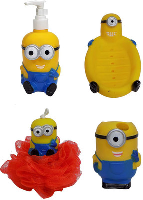 PELO Kids Soap Dispenser For Kids, Kids Toothbrush Holder, Bathing Loofah For Kids Boys And Girls Bathroom Accessories, Set Of 4, Pack Of 1 Bath Toy(Multicolor)
PELO Kids Soap Dispenser For Kids, Kids Toothbrush Holder, Bathing Loofah For Kids Boys And Girls Bathroom Accessories, Set Of 4, Pack Of 1 Bath Toy(Multicolor)