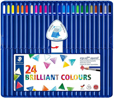 Staedtler Ergosoft Aquarell (Watercolour) Triangular Shaped Color Pencils(Set of 1, Multicolor)
Staedtler Ergosoft Aquarell (Watercolour) Triangular Shaped Color Pencils(Set of 1, Multicolor)