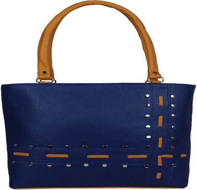 Brover Hand-held Bag(Blue, Brown)