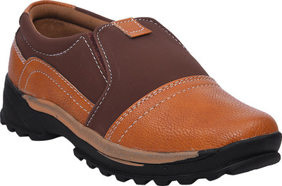 TWIN Boys & Girls Slip on Casual Boots(Brown, Tan