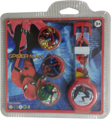 lifestylesection character change spider man watch for kids (multicolor)(Multicolor)
lifestylesection character change spider man watch for kids (multicolor)(Multicolor)
