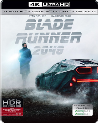Blade Runner 2049 (Steelbook) (4K UHD + Blu-ray 3D + Blu-ray + Bonus Disc) (4-Disc Box Set)(4K(UHD) Blu-ray English)