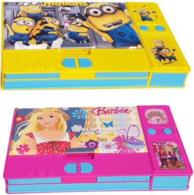 Genextonline 2 MINIONS AND PRINCESS Art Plastic Pencil Boxes(Set of 2, Multicolor)
Genextonline 2 MINIONS AND PRINCESS Art Plastic Pencil Boxes(Set of 2, Multicolor)