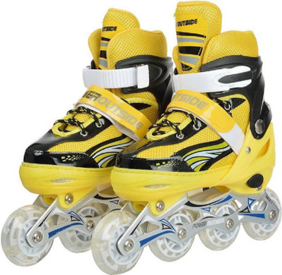 aleswick In-line Skates - Size 3-6 UK UK(Yellow)