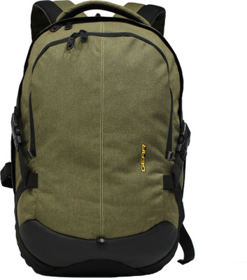 Gear GEO RAINCOVER 29 L Backpack(Black, Orange)