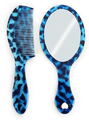 PELO Combo Of Hair Comb With Handheld Mirror, Mirror For Makeup For Women And Girls, Professional Hair Comb For Hair Styling, Pack Of 1(Set of 2)
PELO Combo Of Hair Comb With Handheld Mirror, Mirror For Makeup For Women And Girls, Professional Hair Comb For Hair Styling, Pack Of 1(Set of 2)