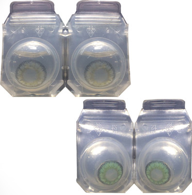 Soft Eye grey and green color contact lens 2 pair Monthly Contact Lens(0.0, green, grey, Pack of 2)
Soft Eye grey and green color contact lens 2 pair Monthly Contact Lens(0.0, green, grey, Pack of 2)