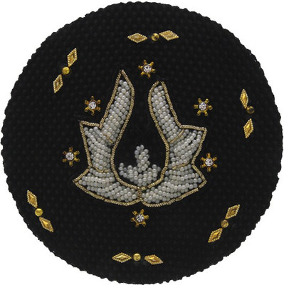 Anuradha Art Jewellery Brooch Pin Hair Pin(Black)