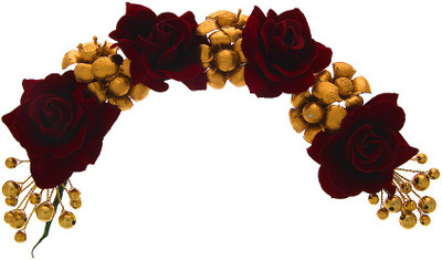 Anuradha Art Jewellery Brooch Pin Hair Pin(Red)