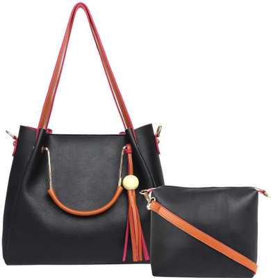 Lychee Bags Shoulder Bag(Black)