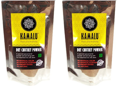Kamalu - the rural mantra Kamalu Chutney Powder /Idli Podi for Dosa and rice 200 grams(2 x 50 g)
Kamalu - the rural mantra Kamalu Chutney Powder /Idli Podi for Dosa and rice 200 grams(2 x 50 g)