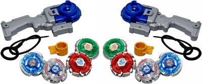 Bluekart Online 8 in 2 Beyblades Metal Fighter Fury with Metal Fight Ring and 2 Handle Launcher(Multicolor)
Bluekart Online 8 in 2 Beyblades Metal Fighter Fury with Metal Fight Ring and 2 Handle Launcher(Multicolor)