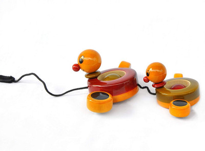 VINPRAS Peddling Duck Double(Yellow)