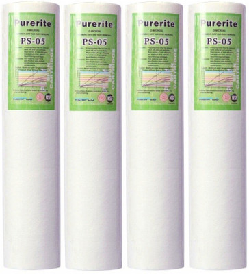 kemflo 10" PP Spun Pack OF 4 For All Type Of Water Filter Solid Filter Cartridge(5, Pack of 4)
kemflo 10" PP Spun Pack OF 4 For All Type Of Water Filter Solid Filter Cartridge(5, Pack of 4)